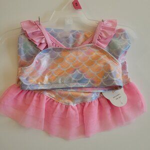 NEW Wonder Nation 3 Piece Mermaid Swimsuit - Girls Size 2T